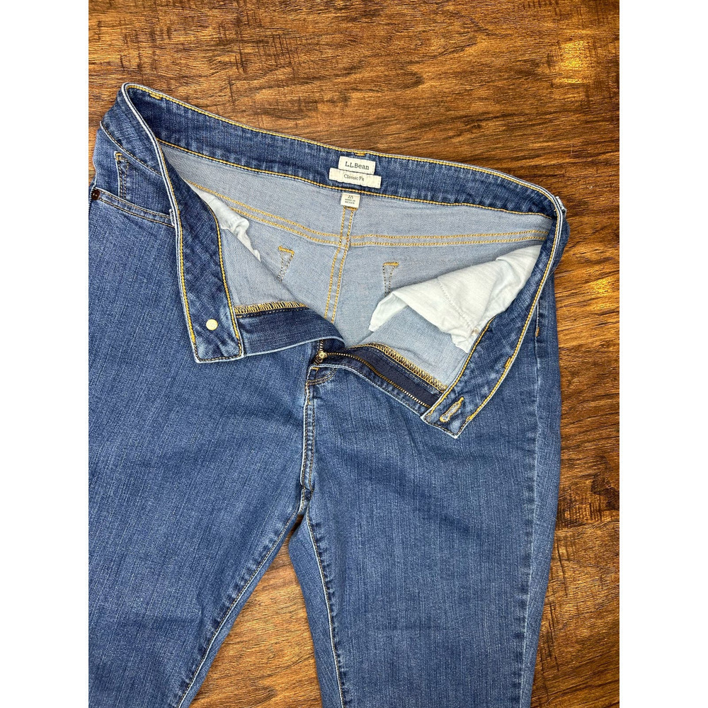 L.L. Bean Classic Fit 14 Petite Denim Women's Vintage - Picture 4 of 7